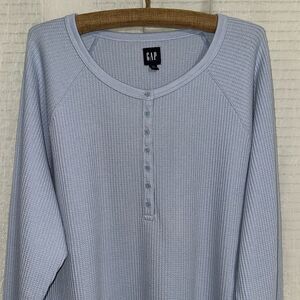 NWT GAP Light Blue Long Sleeve Tee XL Tall